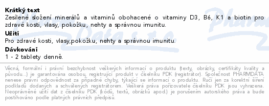 GS Vápník Hořčík Zinek tbl.130+30 dárek