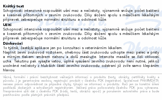 Otifree čistění zevního zvukovodu pes/kočka 60ml