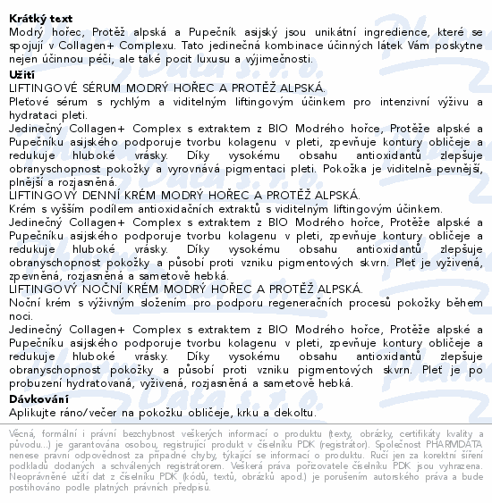 WELEDA Prém.lift.péče Modrý hořec a Protěž alp.set