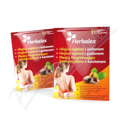 Herbalex hřejivá náplast s kaštanem 1ks