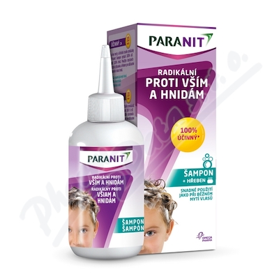 Paranit radikální šampon 100 ml + hřeben