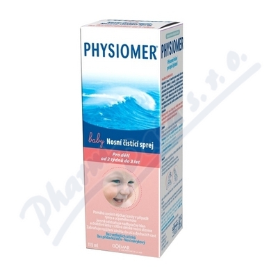 Physiomer BABY nosní sprej od 2 týdnů-3let izotonický 115 ml