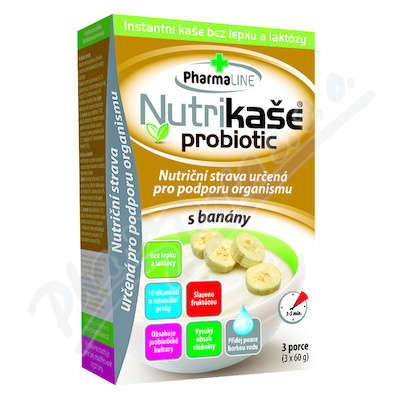 Nutrikaše probiotic s banány 3x60g