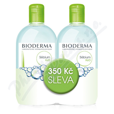 BIODERMA Sébium H2O 500ml 1+1 Festival