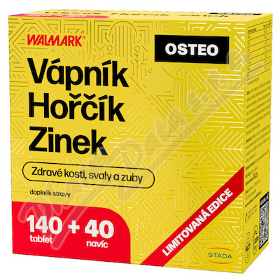 Walmark Vápník-Hořčík-Zinek tbl.140+40 Promo 2024