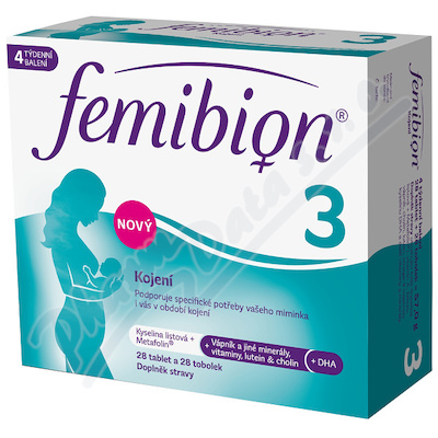 Femibion 3 Kojení 28 tablet + 28 kapslí 56 tablet