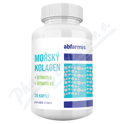 Abfarmis Mořský kolagen+vit.C+vit.B3 cps.30