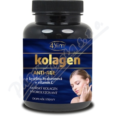 Kolagen anti-age kys.hyaluronová+vit.C cps.90