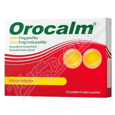 Orocalm citron 3mg pas.20