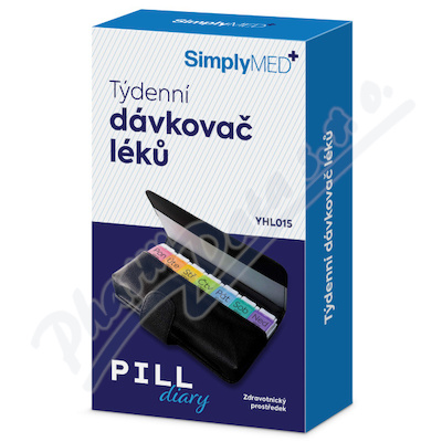 SimplyMed Dávkovač léků týdenní YHL015 -Pill diary