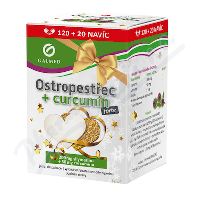 Ostropestřec+curcumin forte cps 120+20 Galmed