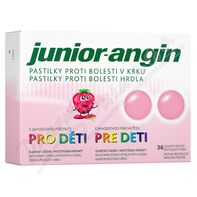 Junior-angin pastilky pro děti 36ks