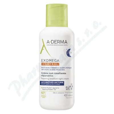 A-DERMA Exomega CONTROL Emolien.noční krém 400ml