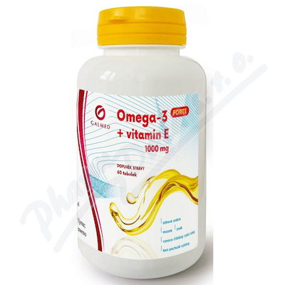 Omega-3 forte 1000mg+vitamin E tob.60 Galmed