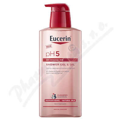 Eucerin pH5 sprchový gel&olej 400ml