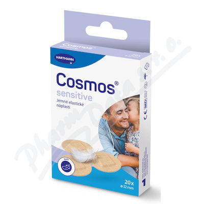 Cosmos sensitive jemná kulatá náplast 22mm 20ks