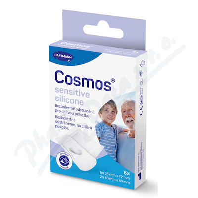 Cosmos sensitive silicone ultra jemná 2 vel. 8ks