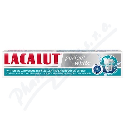 Lacalut perfect white micelární zubní pasta 75ml