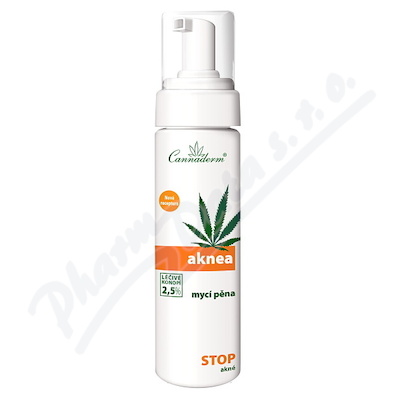 Cannaderm Aknea mycí pěna NEW 180ml